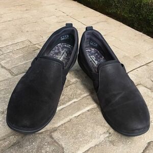 Clarks Loafers Womens Black 8.5 D Womens Cloudsteppers Breeze Bali Flat Shoes